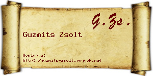 Guzmits Zsolt névjegykártya